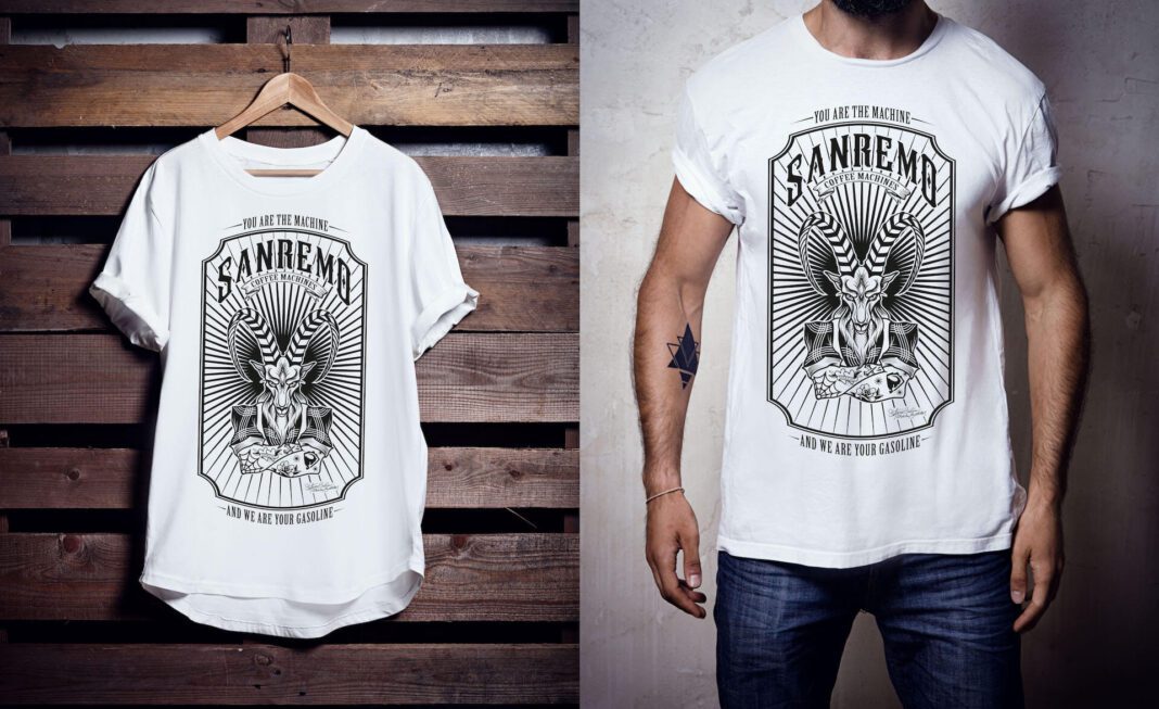 sanremo coffee machines t-shirt